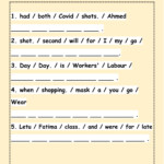 Grade 1 Jumbled Sentences Worksheet K5 Learning Jumbled Sentences