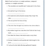 Grade 3 Grammar Topic 36 Sentence Structure Worksheets Text Structure Worksheets Complex
