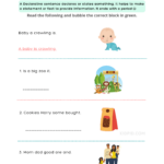 Healthy Habits Activity For Grade 1 Healthy Habits Worksheet For