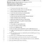 Identifying Sentence Fragments Exercise 1 Page 276 Answers ExerciseWalls