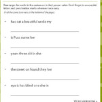Mixed Up Sentences Worksheet Download Education World