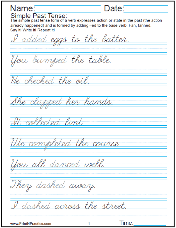Printable Handwriting Worksheets Manuscript And Cursive Worksheets 