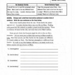 Sentence Fluency Worksheet