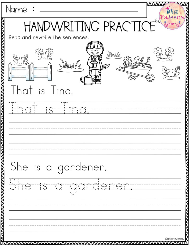 Sentence Tracing Worksheets AlphabetWorksheetsFree