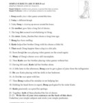 Simple Subjects And Predicates Worksheet 1 Answers Db excel