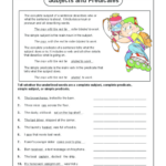 Sorting Nouns Activity KidsPressMagazine Subject And Predicate