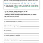 Top 13 Splendid Worksheet Practice Cursiveiting Sentences Compound