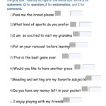 Types Of Sentences Interactive Exercise For Grade 3