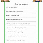 Unscramble The Sentences Online Activity