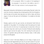 Writing A Topic Sentence Worksheet