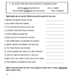 Writing Action Verbs Words Worksheets Action Verbs Worksheet Verb