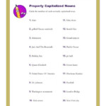 1 Which Of The Following Nouns Is Properly Capitalized Felicity has Peck