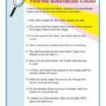 13 Dependent Clause Worksheet Thomathomastallworth
