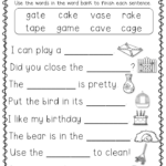 2nd Grade English Worksheets Best Coloring Pages For Kids