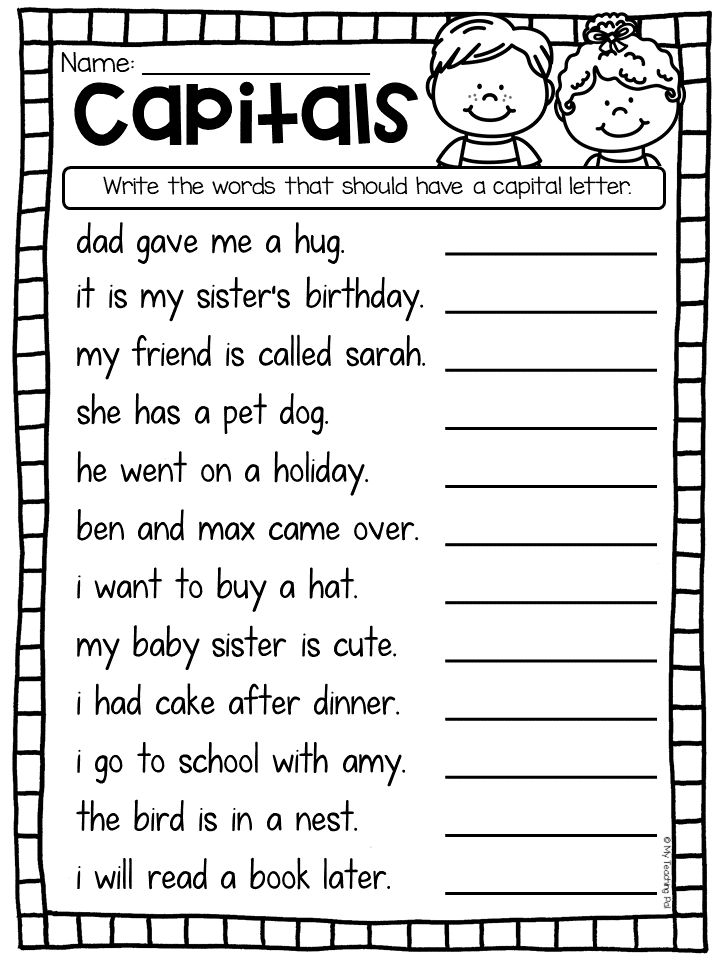 2nd Grade Writing Activity Worksheet