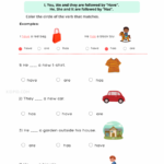 Agreement Of Subjects Verb Printable Worksheets For Grade 2 Kidpid