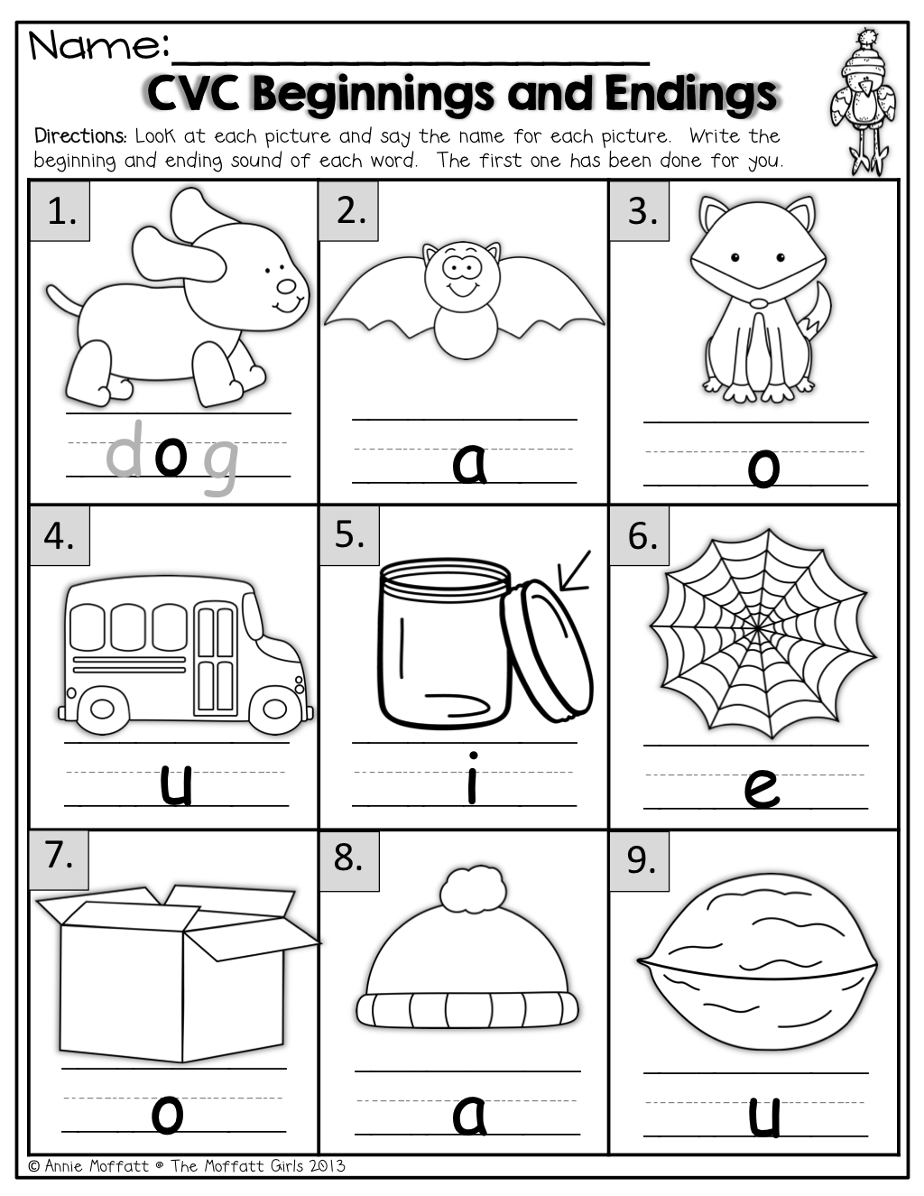 Beginning And Ending Sounds Worksheets Pdf