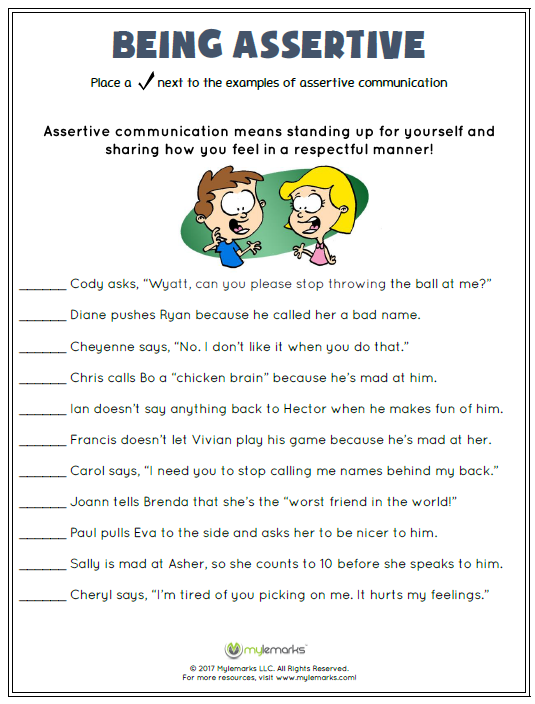 Being Assertive