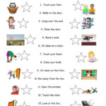 Command Sentences Worksheet
