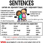 Complex Sentences 3Rd Grade