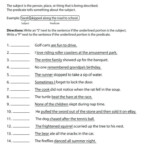 Compound Subject And Compound Predicate Worksheets With Answers Db