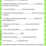 Conjunctions Fanboys Worksheet Conjunction Worksheets