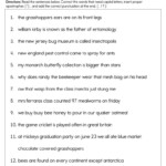 Correcting Sentences Worksheet Have Fun Teaching