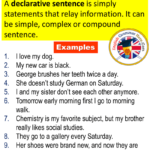 Declarative Sentence Example And Meaning English Grammar Here