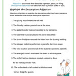 Descriptive Adjectives Worksheets ReadingVine