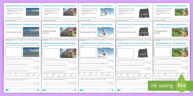 FREE Uplevelling Sentences Worksheets teacher Made 