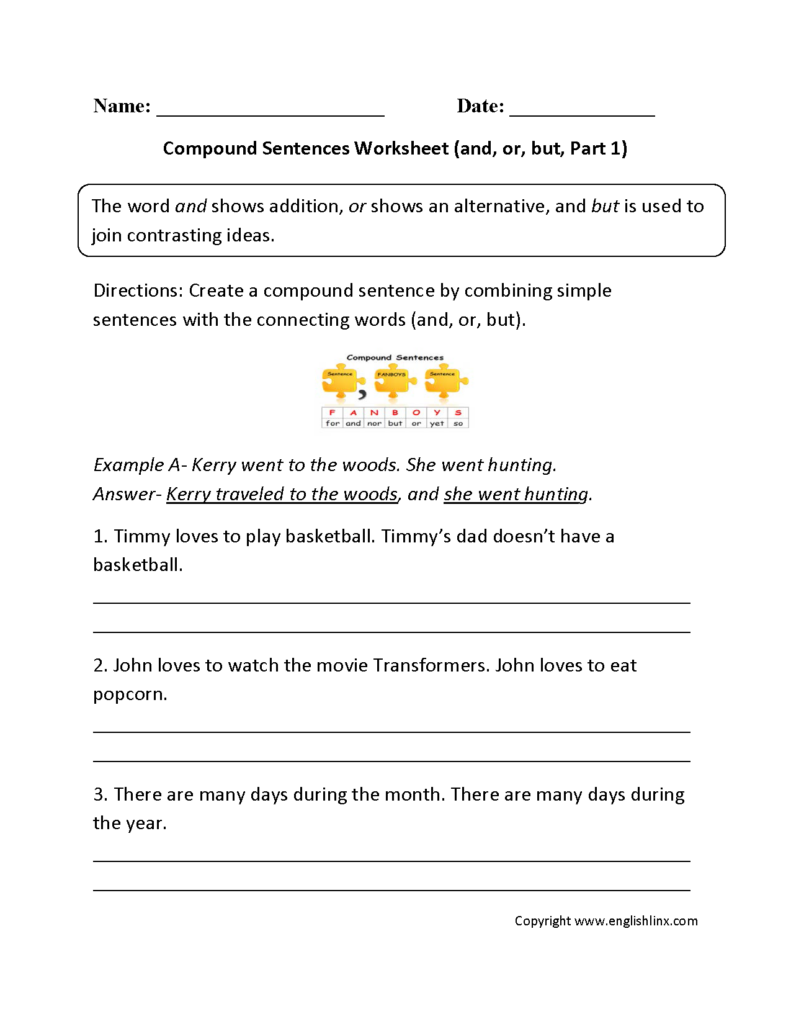 Grade 8 Compound Complex Sentences Worksheet With Answer Key Pdf 