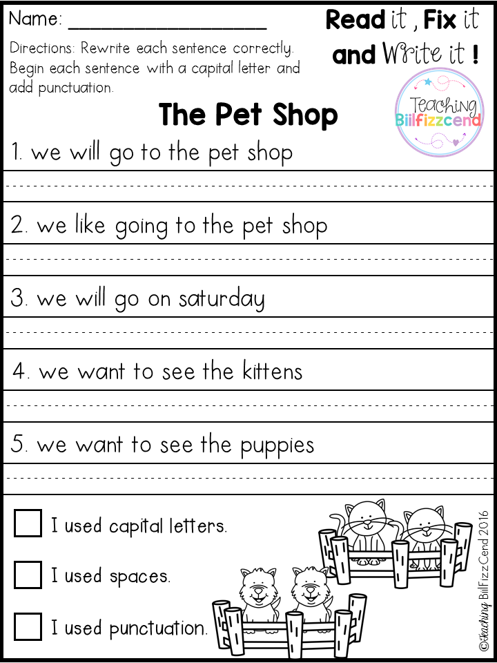 Handwriting Practice For 2nd Grade