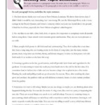 Identify The Topic Sentence Writing Worksheet