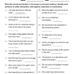 Identifying Sentence Types With Worksheet And Answer Key