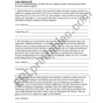 Identifying Topic Sentence ESL Worksheet By Lazymi