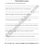 INDIRECT SPEECH OR REPORTED SPEECH PART 1 ASSERTIVE SENTENCE ESL