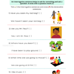 Interrogative Sentence Free Printable Worksheets For Grade 1 Kidpid