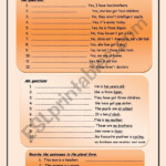 Interrogative Sentences ESL Worksheet By Naddou