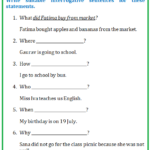 Interrogative Sentences Worksheet