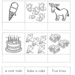 Let s Read Long Vowel Phrases worksheet Free Kindergarten Worksheets