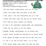 Let s Separate Things Comma Worksheet By Teach Simple