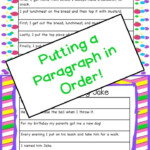 Order Of Sentences In A Paragraph Worksheet Arranging Sentences In