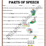 Parts Of A Sentence Worksheet
