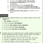 Phrases And Clauses Test For Class 7 Joshua Bank s English Worksheets