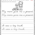Practice Writing Sentences Worksheets