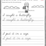 Printable Worksheets For Cursive Writing