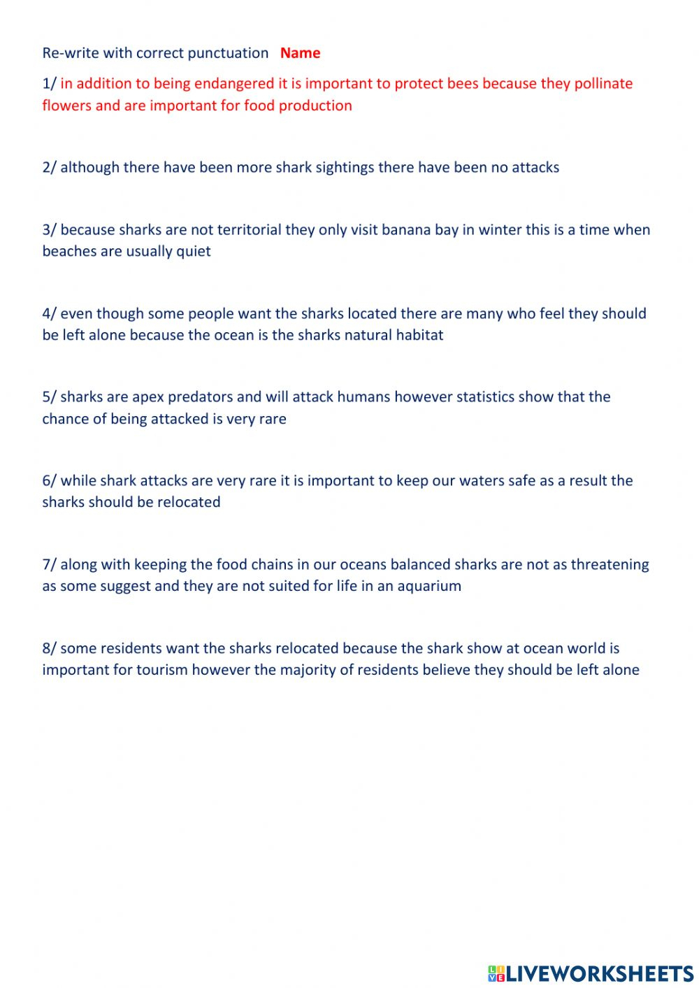 Punctuating Compound And Complex Sentences Teacher Worksheets