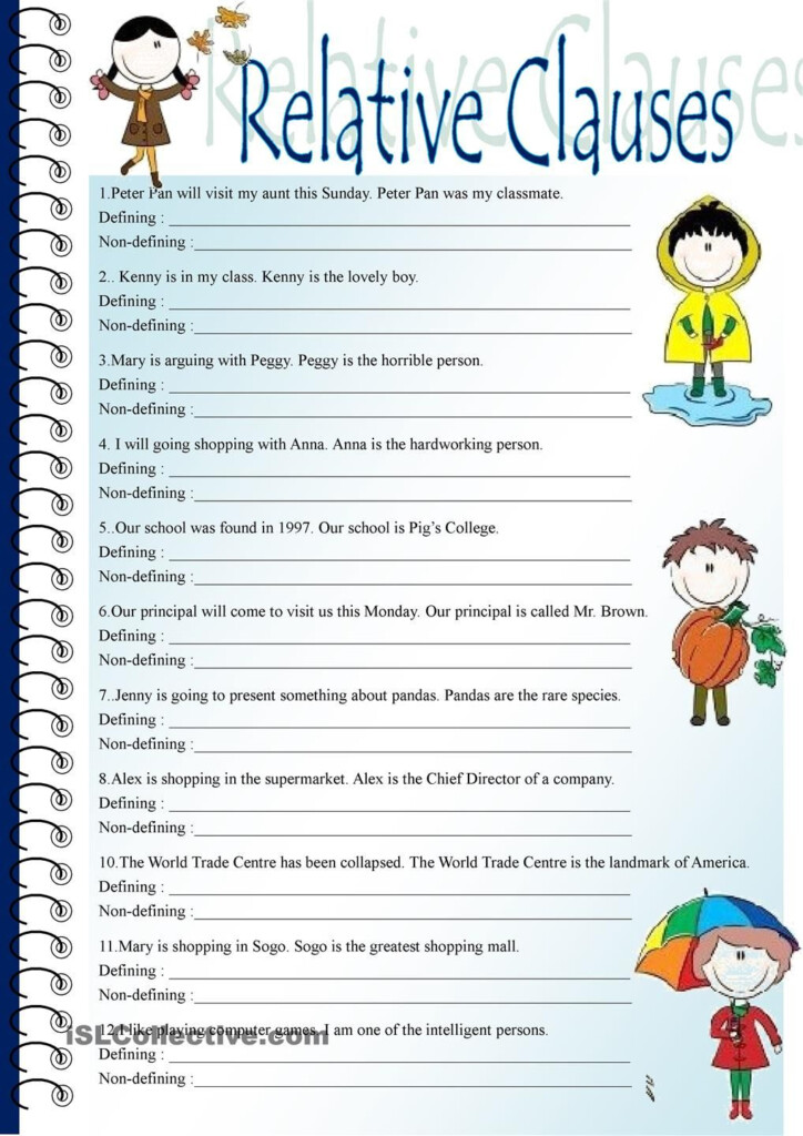 Relative Clauses Relative Clauses Clause Relative Pronouns