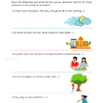 Run On Sentence Worksheet Grade 3