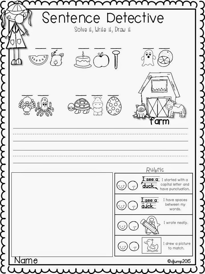 Sentence Detectives No Prep Reading And Sight Word Fun FREEBIE Mrs 